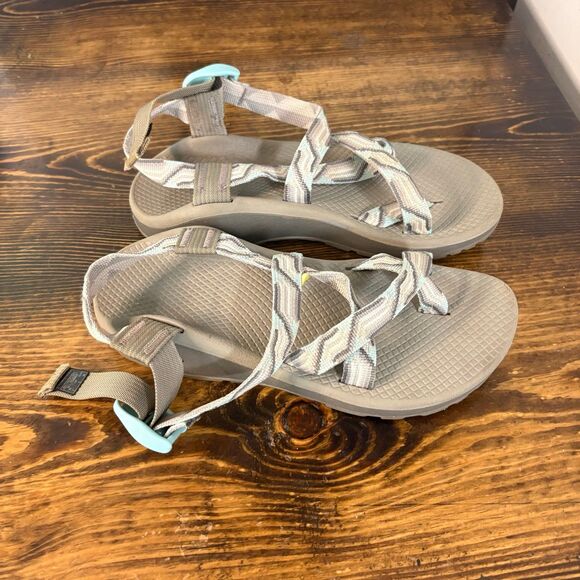 Chacos‎ Blue And Gray Sandals Size 7 - Picture 3 of 8